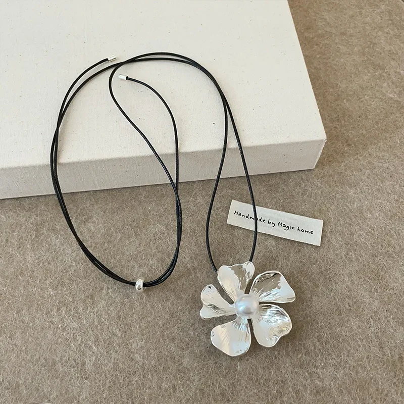 Уникальное регулируемое ожерелье с корейским жемчугом женское простое