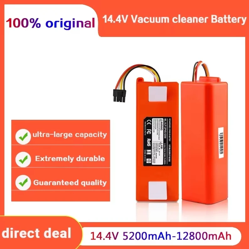 100% оригинальный BRR-2P4S-5200S сменный аккумулятор для робота-пылесоса Xiaomi Roborock S55 S60 S65
