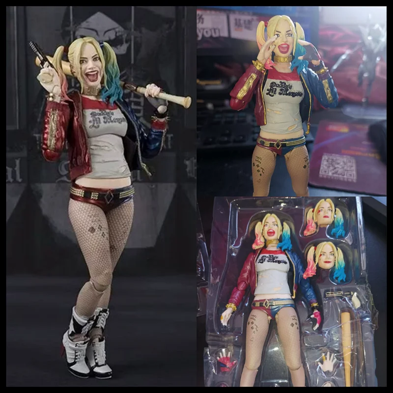 

14cm Dc Suicide Squad Harley Quinn Bjd Action Figures Sexy Toys For Girls Christmas Birthday Gift Cool Personalized Decoration