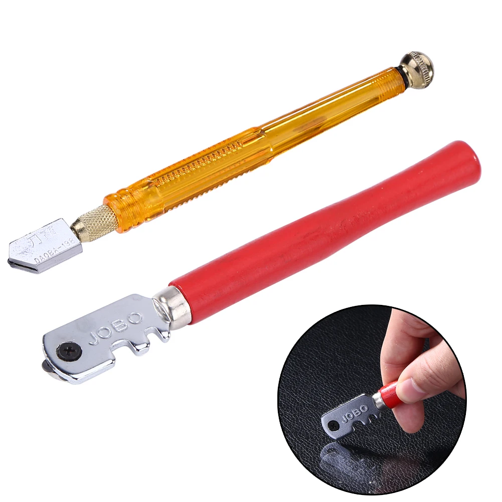 

175mm Single Diamond Glass Cutter Professional Portable Sharp Knife Glass Diamond Cutting Tool Cutting Craft Glass Tile Cutter