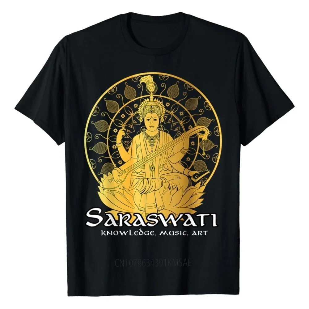 Индуистские рубашки Фестиваль индуизма Дивали Богиня Сарасвава Футболка