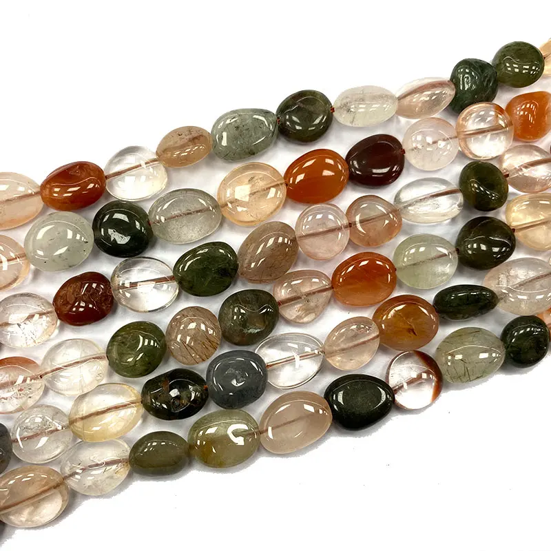 Бусины-разделители из натурального камня морганита агата авантюрина пренита