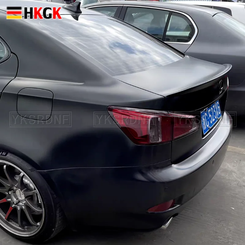 Fit สำหรับ Lexus IS250 IS300 IS350 2008 2009 2010 2011 2012 2013 ABS พลาสติก Unpainted Primer สีภายนอกด้านหลังสปอยเลอร์