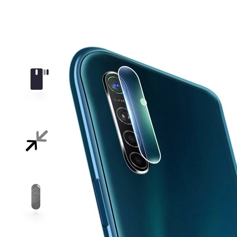 2 шт. Защитное стекло для объектива камеры Realme X7 X50 X2 Pro X50M X3 Super Zoom XT X Lite 2 3 5 6 7 7i 6i 3i Film on.