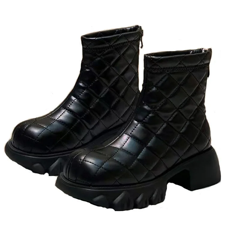 Snow Boots Women Shoes Down Black 