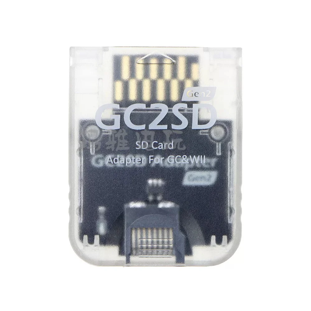 Фото 3 шт. ретро-адаптера для карт памяти GC2SD Micro SD, адаптера для карт памяти Swiss для консолей Nintendo GameCube Wii SD2SP2 №5
