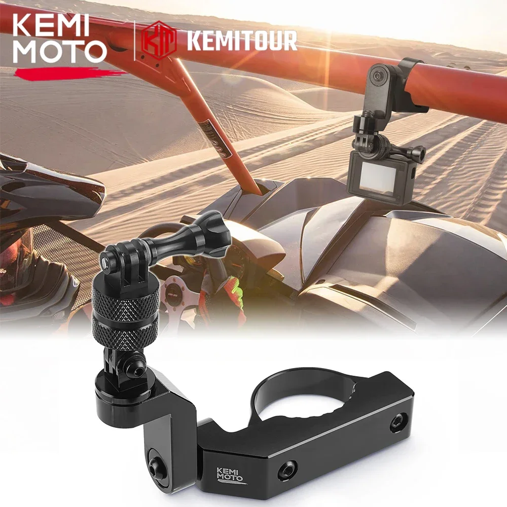 Держатель камеры Go Pro 1 65-2 дюйма 360° ° Для CFMoto для Arctic Cat совместимый с Polaris RZR 800 900 1000