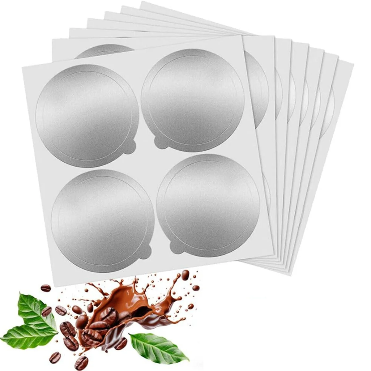 Крышки из алюминиевой фольги для многоразовых капсул Nespresso — Vertuoline и Vertuo