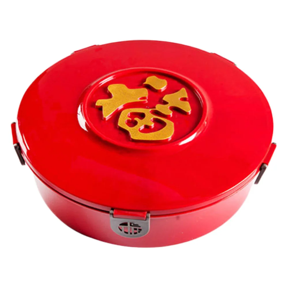 

Tray Serving Snack Candy Fruit Box Platter Snacks Divided Plate Dish Container Chinese Year Compartment Appetizer New Plastic