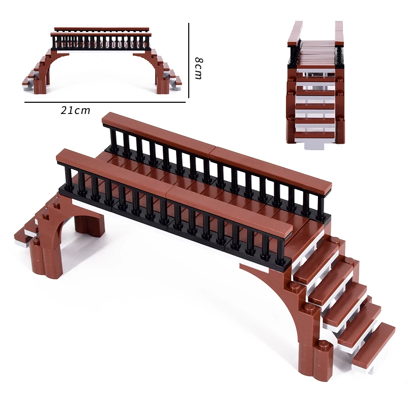 

Конструктор детский «пешеходный мост», совместим со всеми брендами