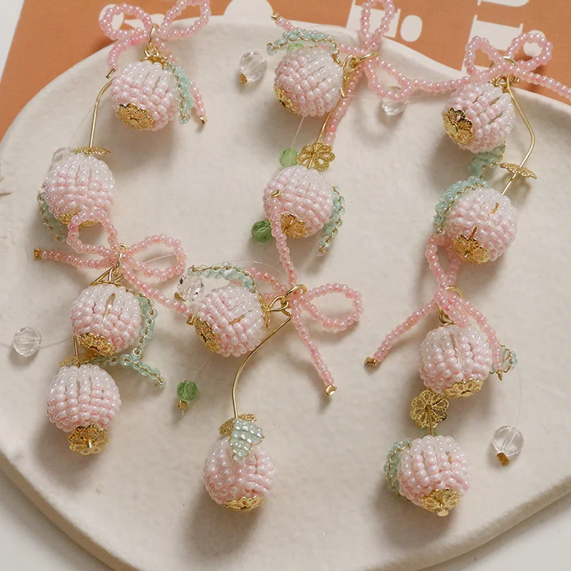 Бесплатная доставка 10 шт./партия стеклянные бусины hanmamde ручная вязка мультяшный