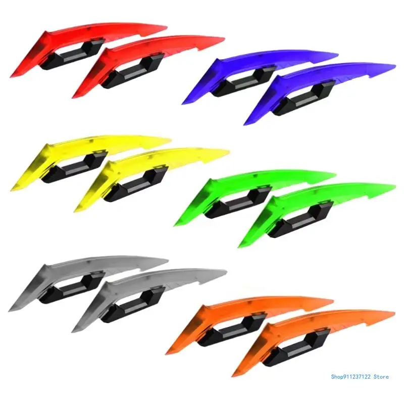 

2pcs Motorcycle Winglets Motorcycle Front Side Spoiler Aerodynamic Wing set Motorcycle Fixed Wind Wing used for 250SR
