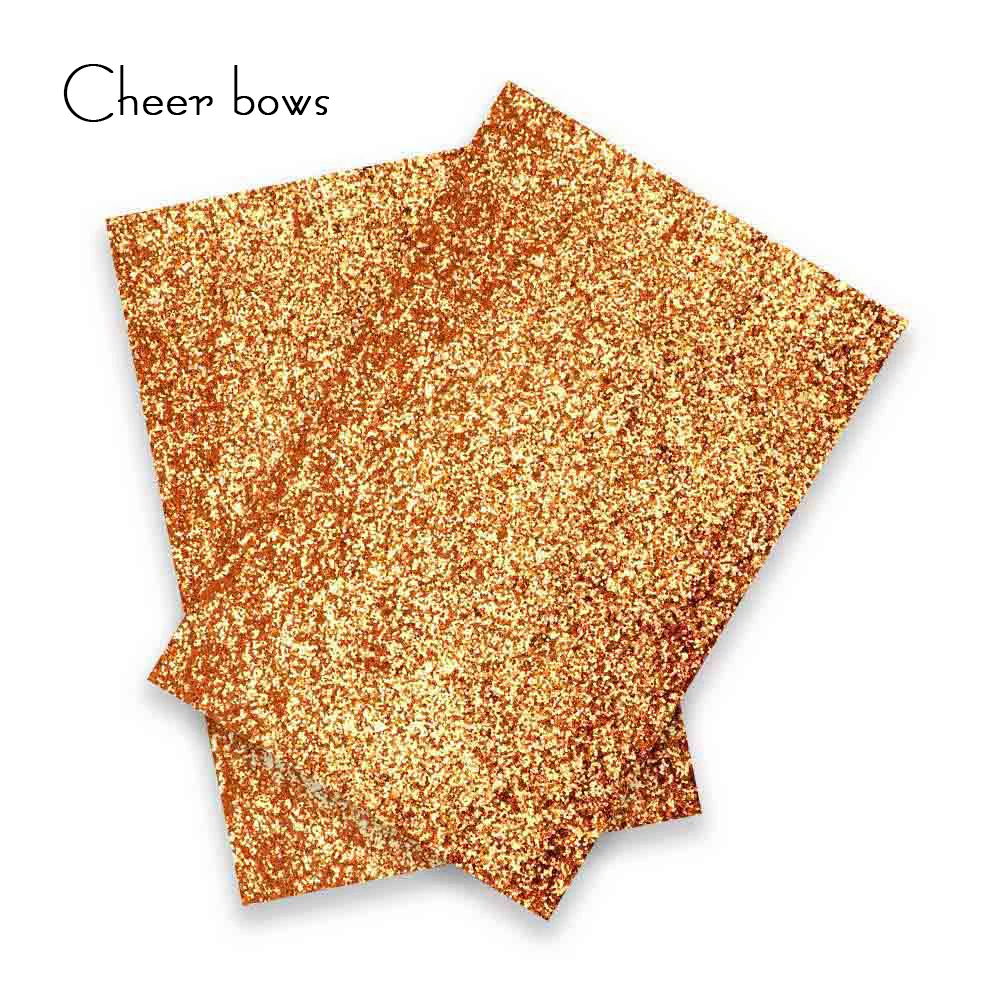 

22*30CM Solid Hard Chunky Glitter Fabric DIY Hairbow Accessories Christmas Apparel Sewing Fabric DIY Handmade Materials
