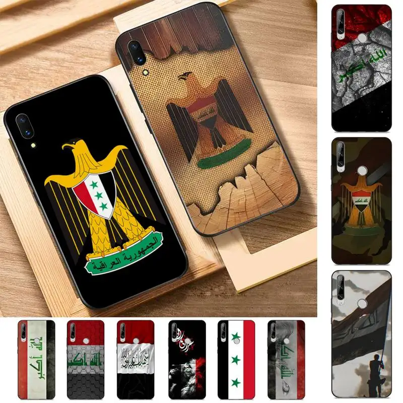 

Iraqi Iraq Flag Phone Case for Huawei Y 6 9 7 5 8s prime 2019 2018 enjoy 7 plus