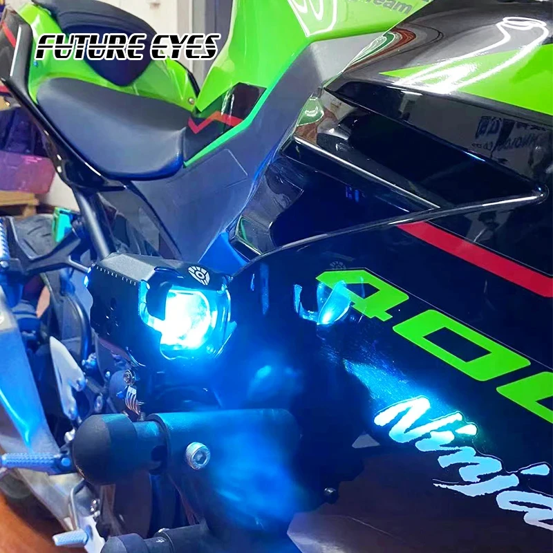 Светодиодный прожектор Future Eyes F30P для мотоцикла 120 Вт дальний и ближний свет