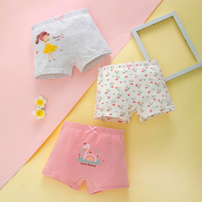 

3Pcs/Lot Cotton Baby Girl Panties Cartoon Underpants High Quality Cotton Boxers Briefs Shorts Girls Underwear Children Clothes