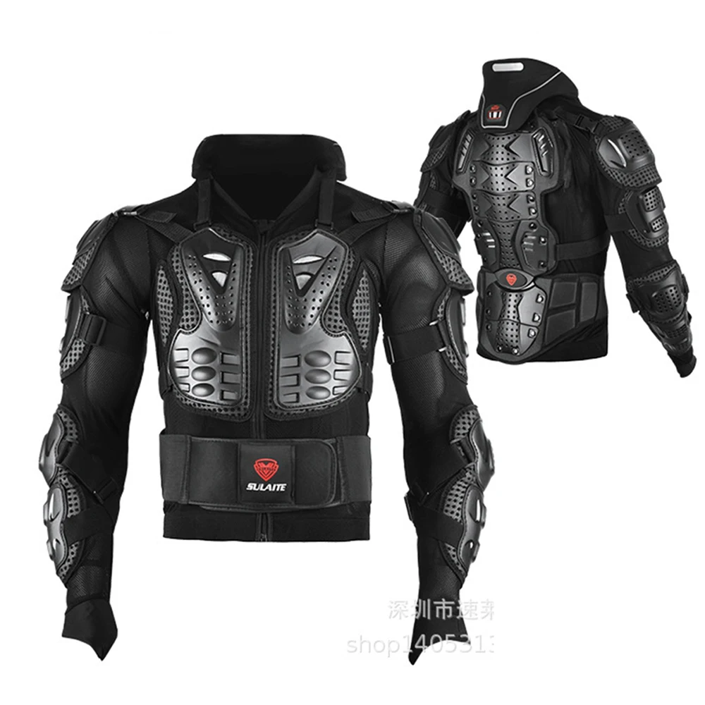 Motorcycle Protective Armor Jacket Motocross Riding Body Summer Jacket Armor With Neck Pads Full Body Waterproof For Men
