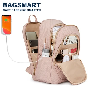 BAGSMART Women's Backpack Anti-theft Large Waterproof College Schollbag Travel Bussiness Laptop Back in USA (United States)