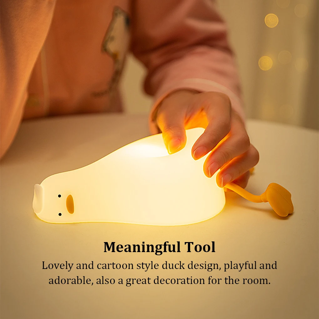 

Nightlight Rechargeable Bedside Lamp Adjustable Decorative Lighting