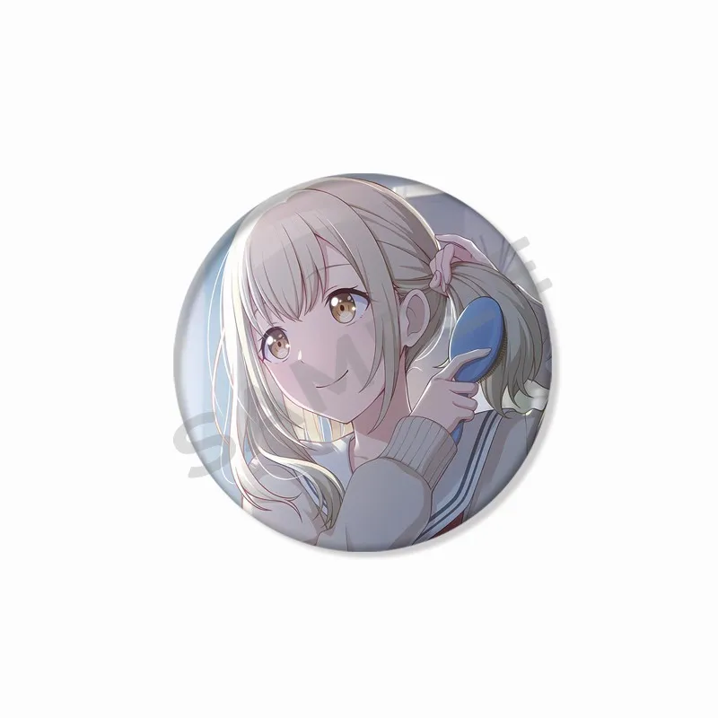Cool Anime Hinomori Shizuki Hoshino Ichika Enamel Pin Project SEKAI Cartoon Brooch Cute Tinplate Handmade Badge Clothes Backpack