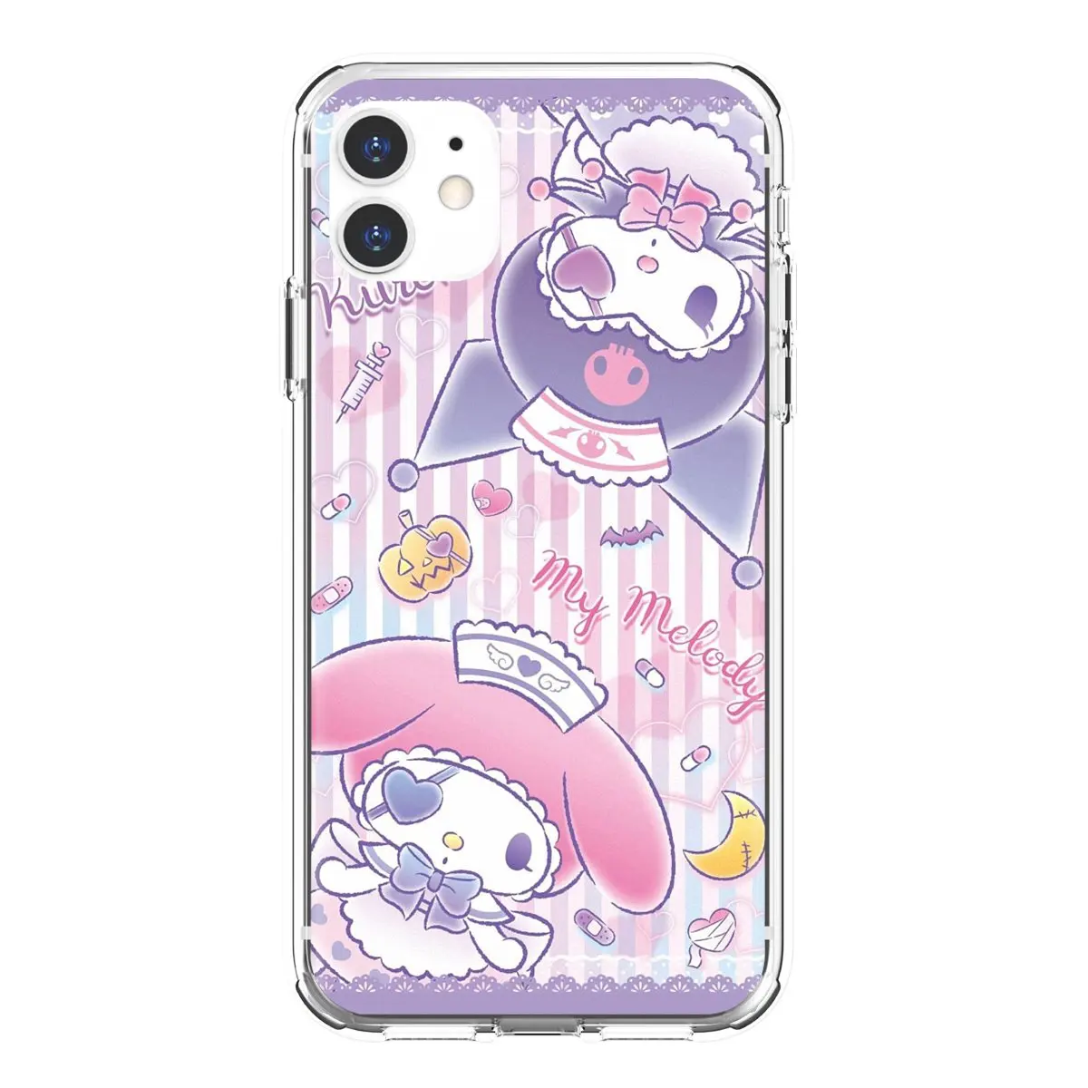 Прозрачный чехол Kuromi из ТПУ для Xiaomi Mi A1 A2 A3 5X 6X 8 9 9T 10 10T 11 Lite SE Pro |