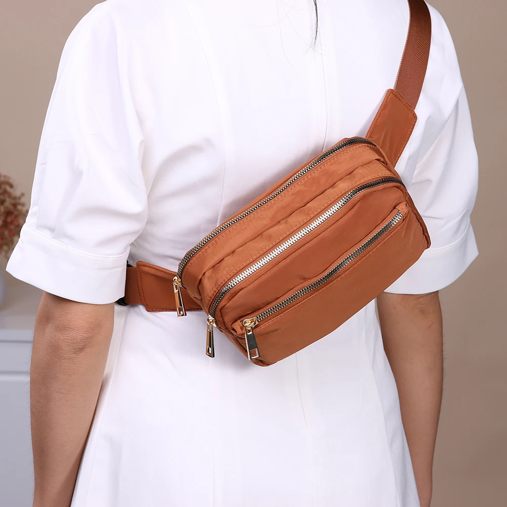 

Модные забавные поясные сумки для мужчин и женщин, однотонная уличная нагрудная сумка для бега, воркаута, велоспорта, дорожная походная сум...