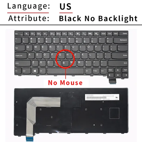 Клавиатура Lenovo ThinkPad T460S T470S с подсветкой