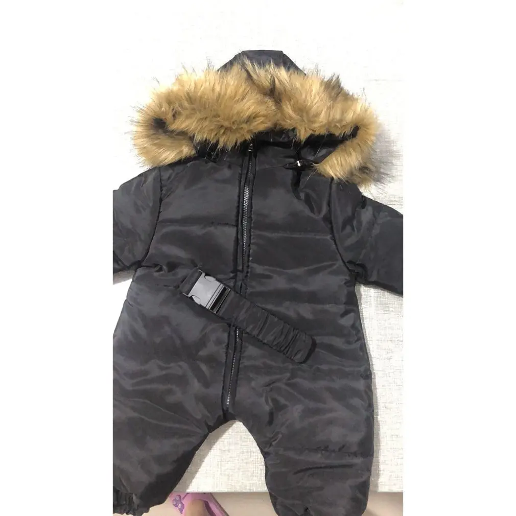

Children's Warm Hooded Cotton-padded Clothes Without Gloves And Foot Covers Winter Children's Hooded Cotton-padded Clothes