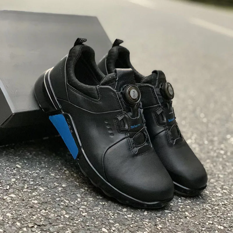 Men's Golf Shoes Knob Waterproof Non-Slip Stable Brand Shoes Leather Luxury Comfortable Outdoor Sports Casual Sneakers