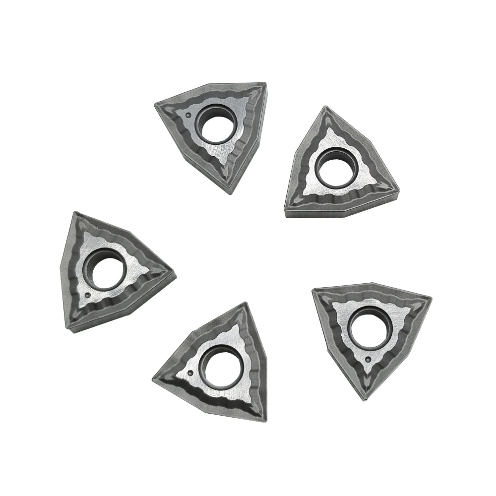 

10pcs WNMG Series Peach-shaped CNC Turning Tools HQ/MT Chipbreaker High Finishing Cutting Inserts External Blade