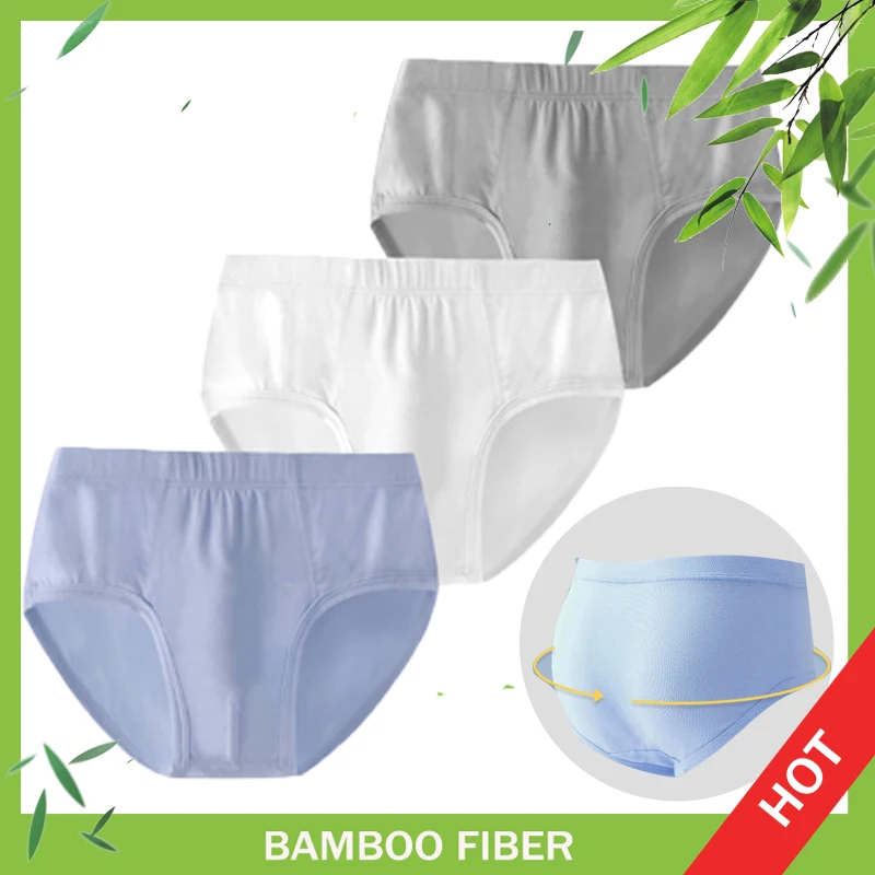 

3 шт./упаковка, однотонные трусики из 95% бамбука и вискозы
