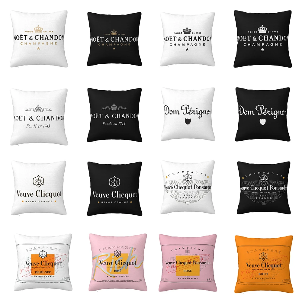 

Черная бархатная Подушка, искусственная подушка из хлопка, чехол, мягкая черная подушка, Чехол 45x45 см, Высококачественная наволочка с принто...