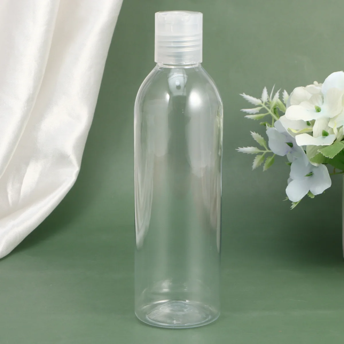 

Bottles Refillable Travel Bottle Squeeze Cap Lotionemptycontainersshampoopress Caps Clear Disc Sample Dispensersoap Container