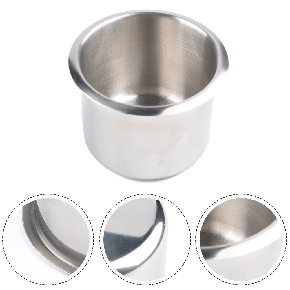 

Drink Holder Cup Holder Camper For Marine Interior Organizers Parts RVs Recessed Stainless Steel Storage Truck