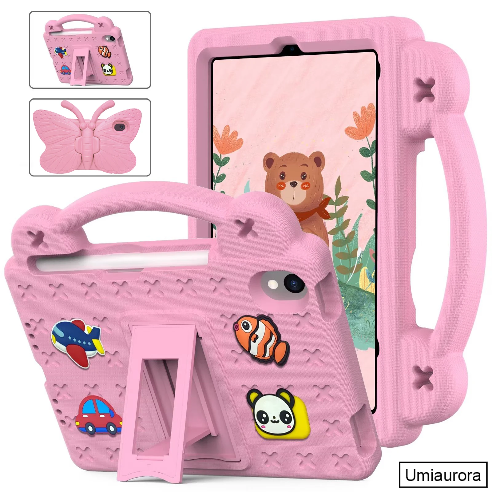 

For TCL Tab 8 LE 8.0 inch 2023 9137 Tab8 8" 2022 9032 9132G 9132X Case Kids Safe EVA Cartoon Handle Shockproof Stand Cover Shell