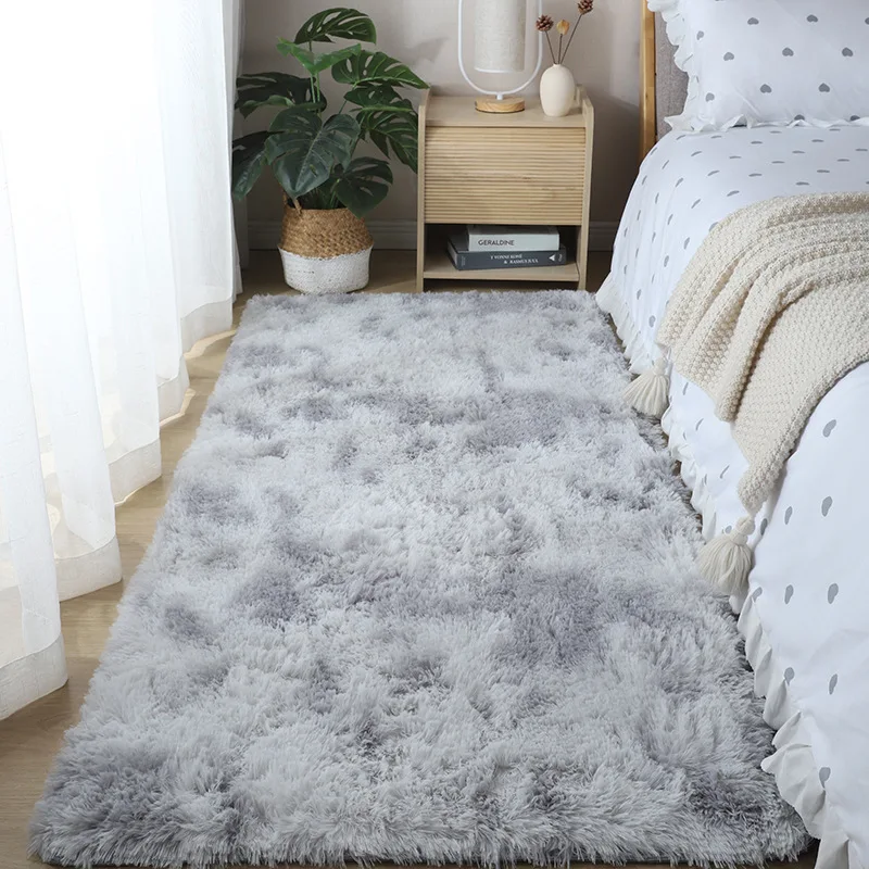 Warm Carpet Bedroom Bedside Blanket Home Living Girl Room Plush Blanket Under the Bed Tapis Alfombra Rug Mat Tapete Wednesday