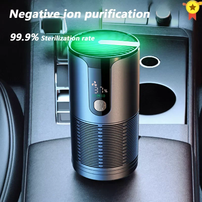 

Air Purifier Ionizer Generator Deodorizer USB Home Air Cleaner Remove Formaldehyde PM2.5 Smoke Odor Allergies Pets Hair