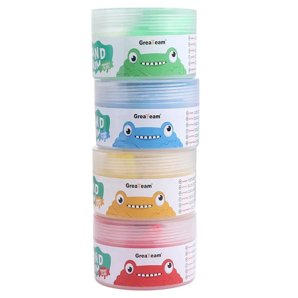 Мягкая глина ручная шпатлевка игрушки мягкая эластичная 4 шт./набор