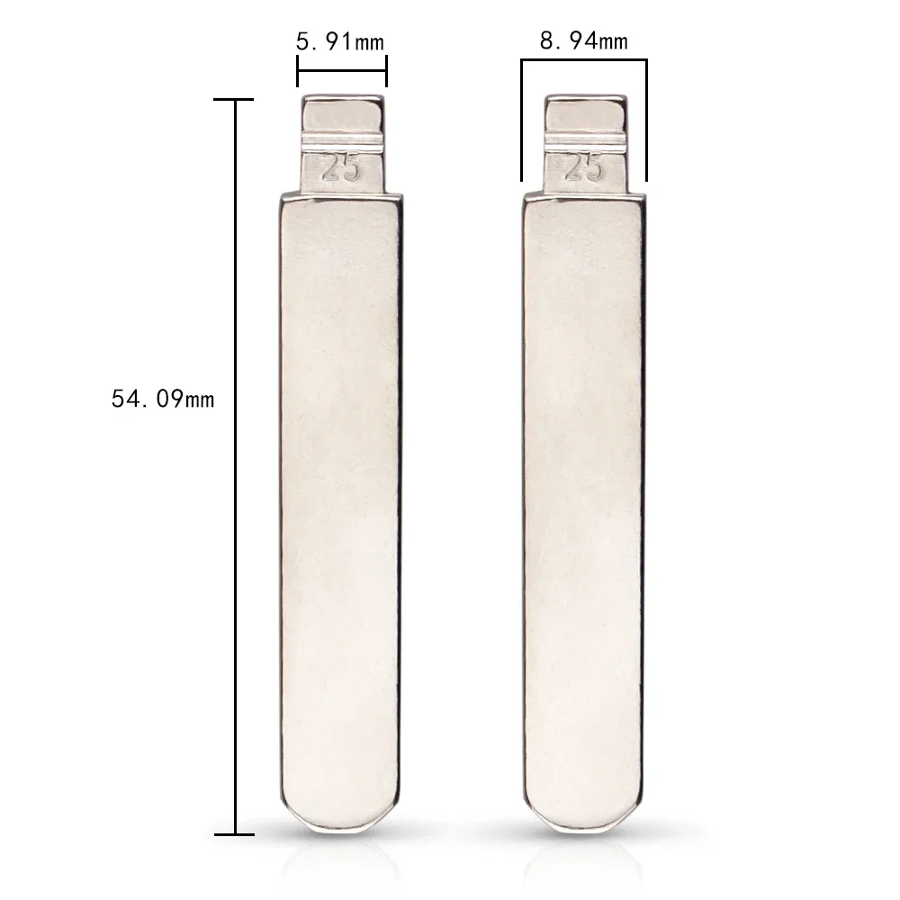 KEYYOU NO.25 металлический необработанный запасной пульт дистанционного управления