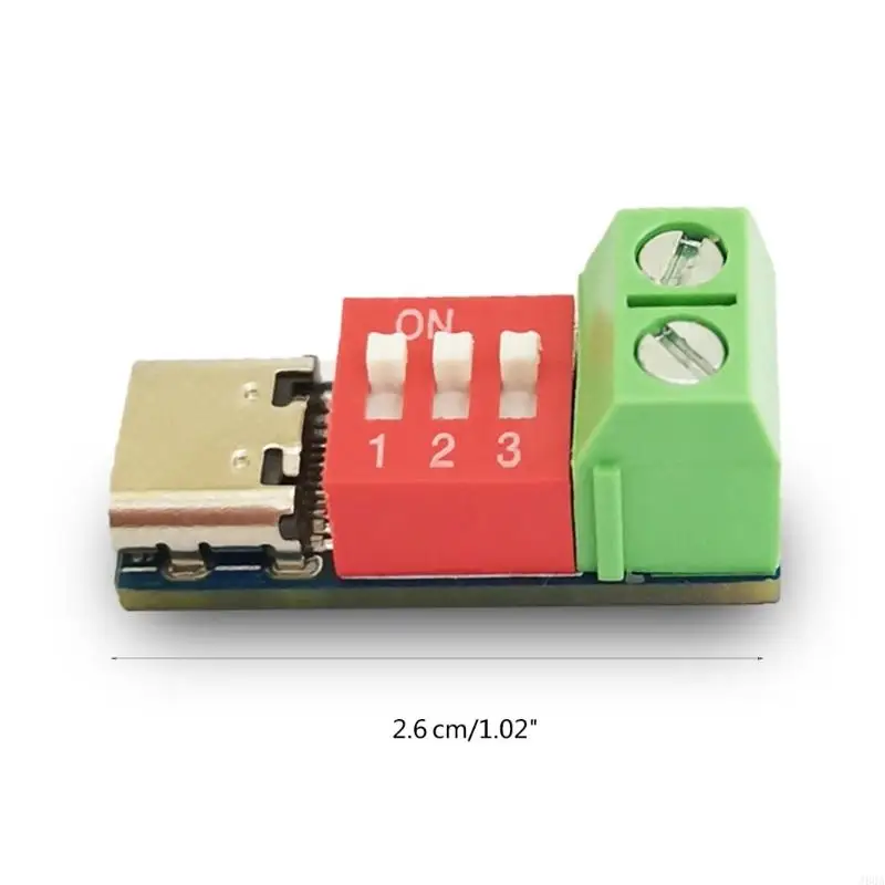 J60A Быстрая зарядка Плата-приманка PD PDSink 5-20 В Модули-приманки Разъемы USB TypeC Разъем