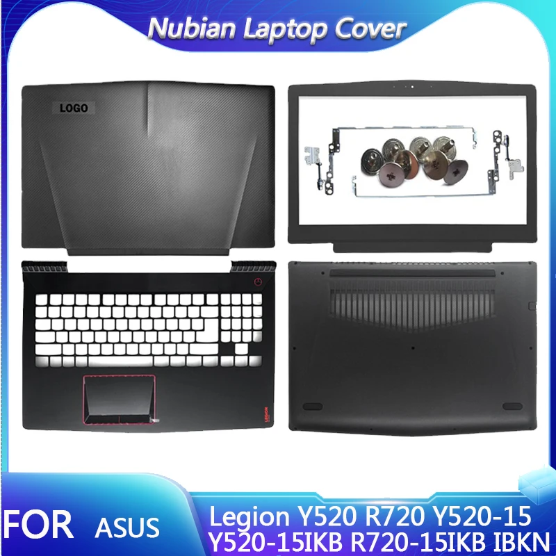 For Lenovo Legion Y520 R720 Y520-15 Y520-15IKB R720-15IKB IBKN Laptop LCD Back Cover/Front Bezel/Hinges/Palmrest/Bottom Case