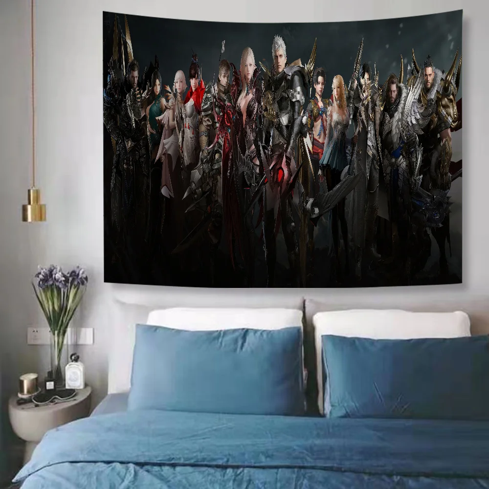 Игра Lost Ark красочный гобелен настенный с цветком хиппи настенные ковры декор для