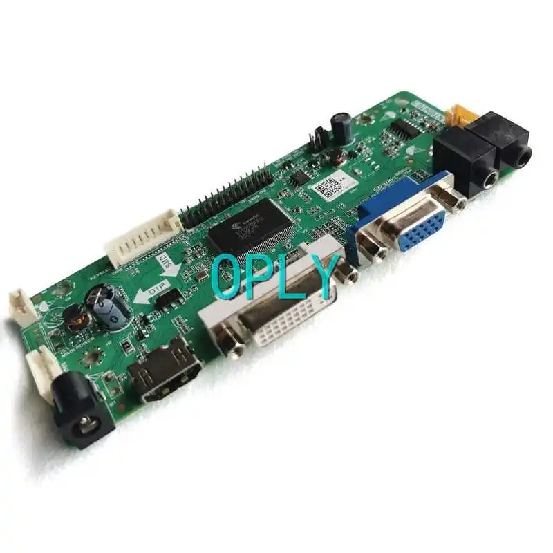 Плата драйвера матрицы ЖК-дисплея подходит для QD15TL04 QD15TL07 QD15TL09 1CCFL VGA DVI HDMI-Совместимость 15,4 "30-контактный LVDS Комплект «сделай сам» 1280*800