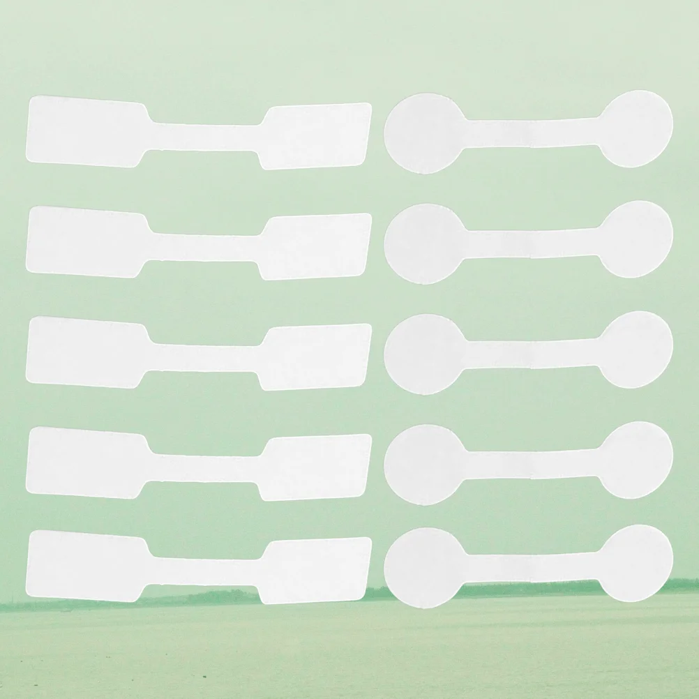 

1000pcs Self-adhesive Jewelry Labels Necklace Ring Bracelet Price Tags Blank Price Display Labels (500pcs Square and 500pcs