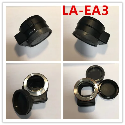 Адаптер крепления LA-EA3 A-mount объектива к E-mount для Sony A6500 A7 A7SM2 A7RM3 A7M3 A9 A7RM2 A7M2 A6300 ILCE-9 ILCE-7RM3 A6400 II и далее.