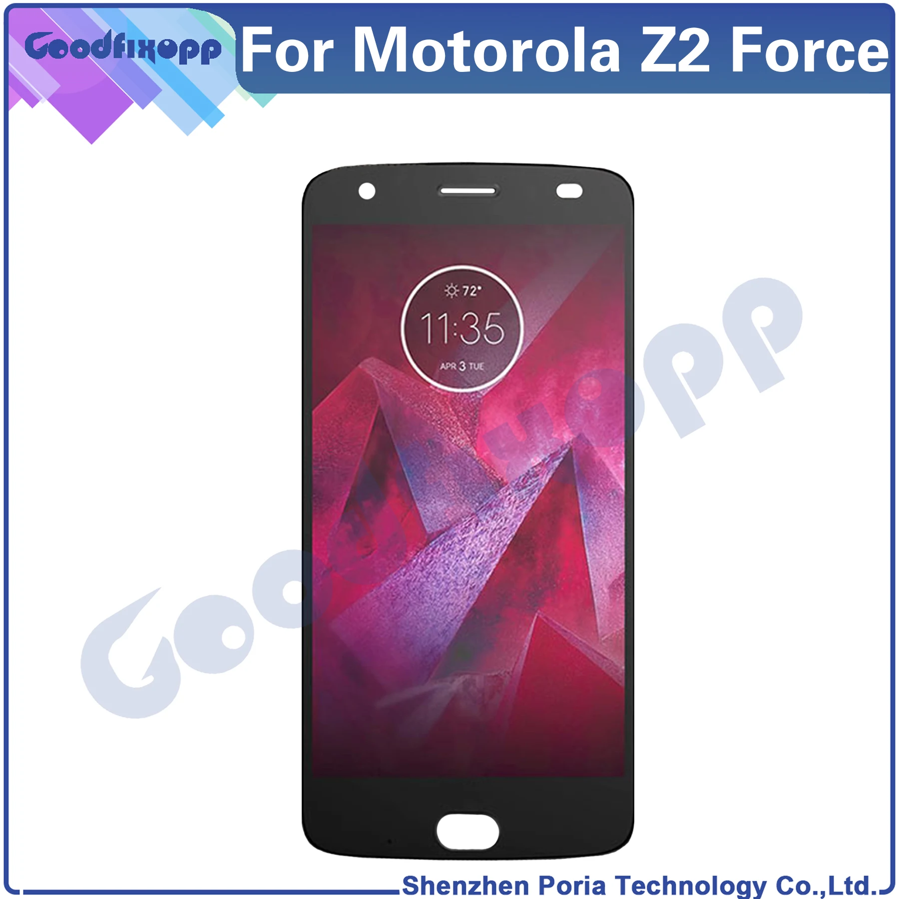 Для Motorola Moto Z2 Force XT1789 XT1789-05 ЖК-дисплей сенсорный экран дигитайзер в сборе для замены 2-го поколения Z Force