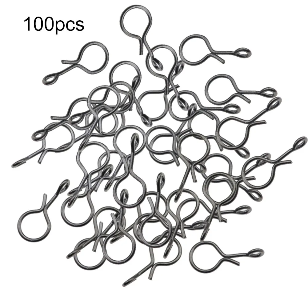 

Hook Swivel Snaps Snaps 100pcs For Hooks Lures For Trout Sunfish Quick Connector Lures And Other Terminal Tackle