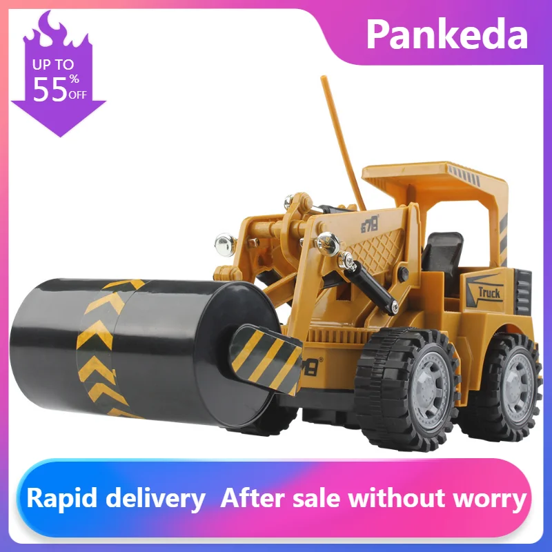 

6 Mdels RC Excavator 1/24 2.4GHz 5CH RC Construction Truck Engineering Vehicles Educational Toys for Kids with Light Music