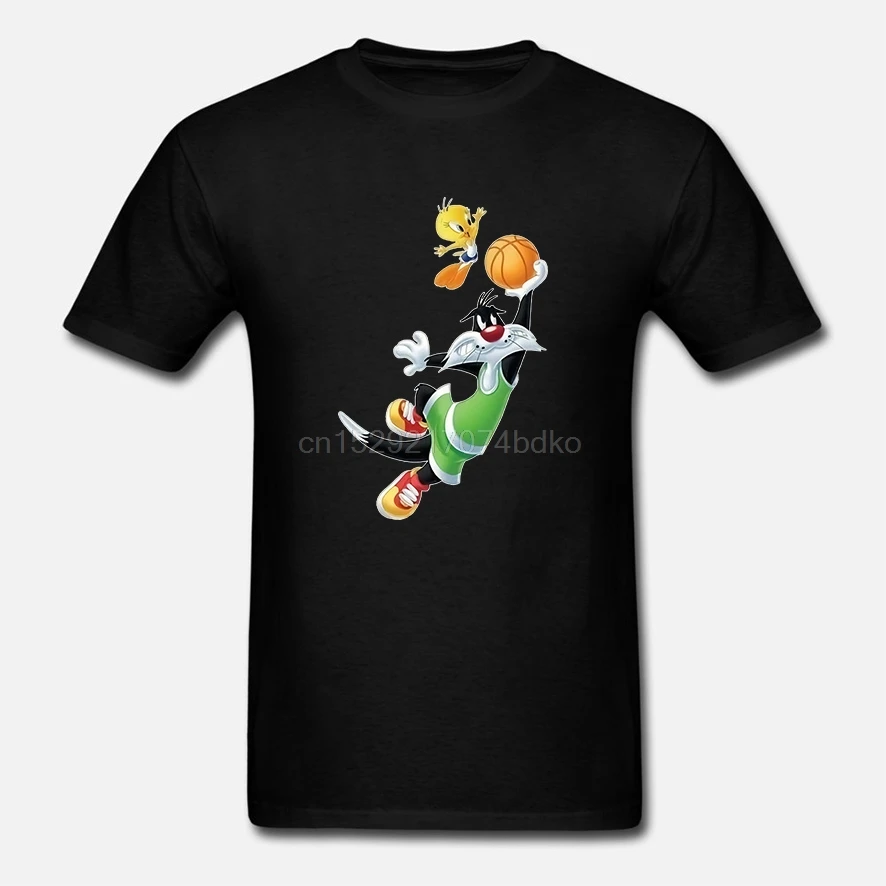 Новинка футболка для баскетбола с эмблемой мажора Looney Tunes мужская и женская