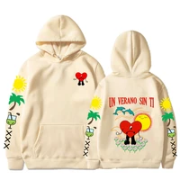 2022 bad bunny hoodies un verano sin ti music album hoody harajuku hip hop streetwear mens hoodie sweatshirt